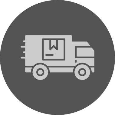 Express Delivery web simgesi, basit vektör illüstrasyonu