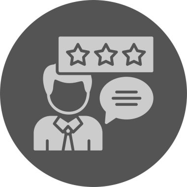 Müşteri Tanımlama Web simgesi, basit vektör illüstrasyonu