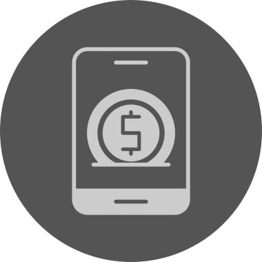 Çevrimiçi Kaydetme web simgesi, basit vektör illüstrasyonu