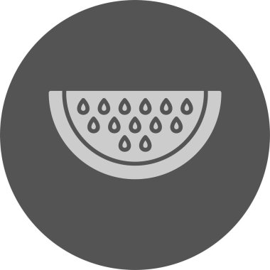 Karpuz dilimi. Web illüstrasyonu 