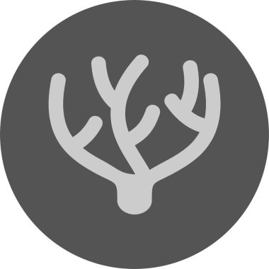 Mercan Ağı simgesi, basit vektör illüstrasyonu