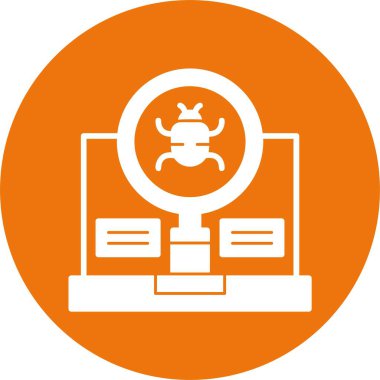 Arama Hatası web simgesi, basit vektör illüstrasyonu