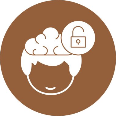 Web simgesini aç, basit vektör illüstrasyonu