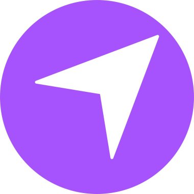 Web simgesi gönder, basit vektör illüstrasyonu