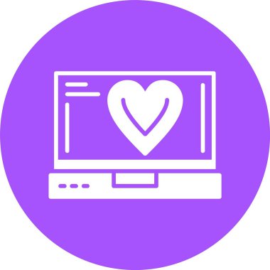 dizüstü bilgisayar simgesi, vektör illüstrasyonu basit tasarım