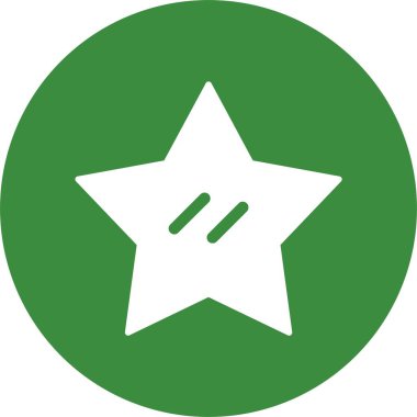 Favori web simgesi, basit vektör illüstrasyonu