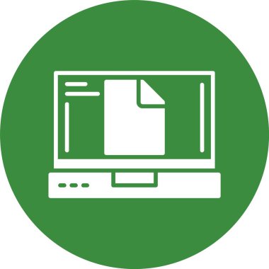 dosya web simgesi, basit vektör illüstrasyonu