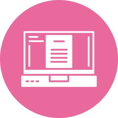 Vektör belgesi Simge illüstrasyonu 