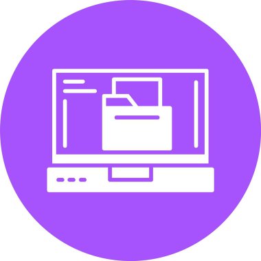 dizin web simgesi, basit vektör illüstrasyonu