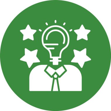 Yetenek web simgesi, basit vektör illüstrasyonu