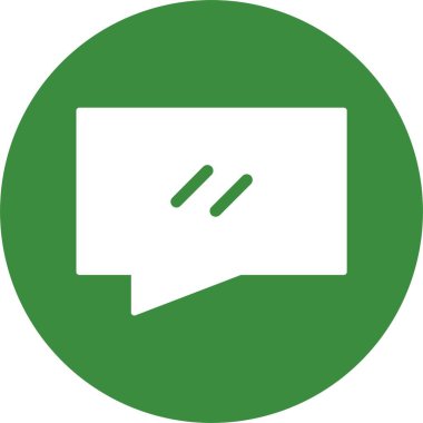 kabarcık sohbet iletişim ikonu vektör çizimi 