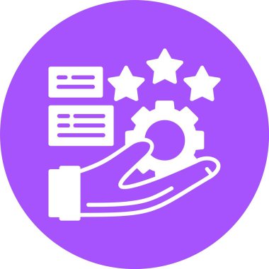 Değerler web simgesi vektör illüstrasyonu