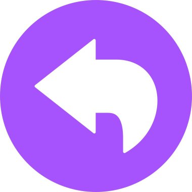 basit illüstrasyon web simgesini geri al