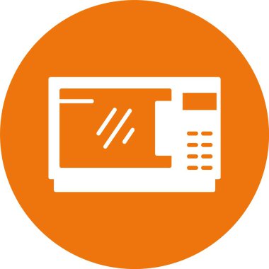 Fırın web simgesi vektör illüstrasyonu