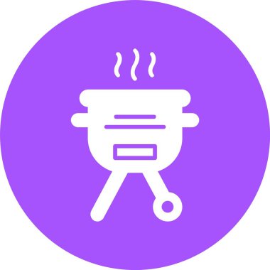 vector illustration of Barbecue grill icon