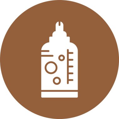 Bebek şişesi. Web simgesi basit illüstrasyon