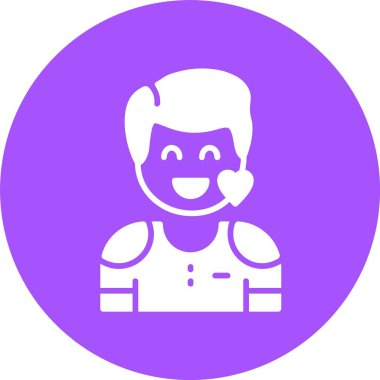 Aşk web simgesi basit vektör illüstrasyonu