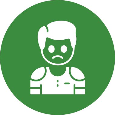 Suçluluk duygusu. Web simgesi basit vektör illüstrasyonu