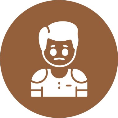 Hayal kırıklığı. Web simgesi basit vektör illüstrasyonu