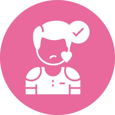  Tolerans web simgesi basit vektör illüstrasyonu