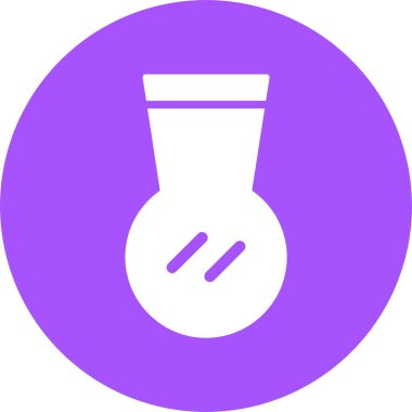 Madalya web simgesi, basit vektör illüstrasyonu 