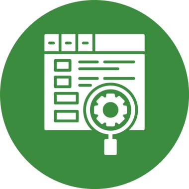 Web tarayıcı simgesi, vektör illüstrasyonu basit tasarım