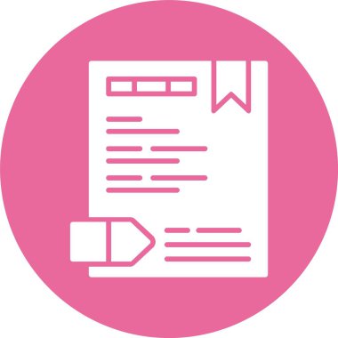 Kanonik URL simgesi, vektör illüstrasyonu basit tasarım