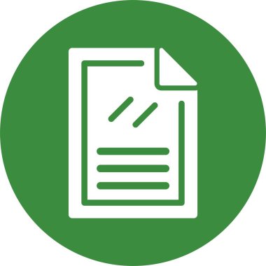 Vektör belgesi Simge illüstrasyonu 