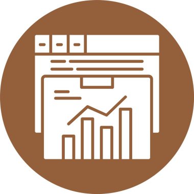 finans grafik simgesi, vektör illüstrasyonu basit tasarım