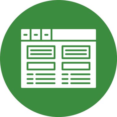 Anlaşıldı. Web simgesi basit illüstrasyon