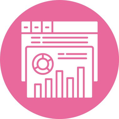 Dönüştürücü izleme. Web simgesi basit illüstrasyon