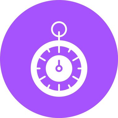 Zamanlayıcı web simgesi, basit vektör illüstrasyonu 