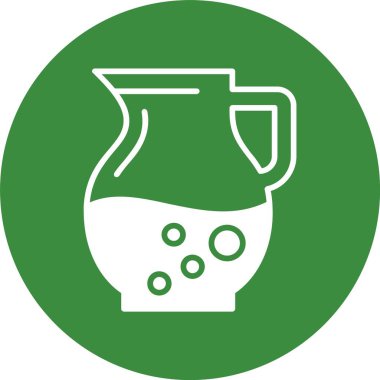 Sürahi. Web simgesi basit illüstrasyon