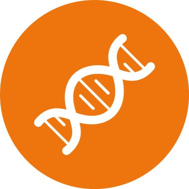 dna. Web simgesi basit illüstrasyon