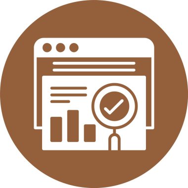 Web sitesi simgesi, vektör illüstrasyonu basit tasarım