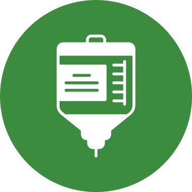 Drip web simgesi, basit vektör illüstrasyonu