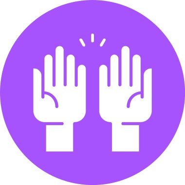 Eller. Web simgesi basit illüstrasyon