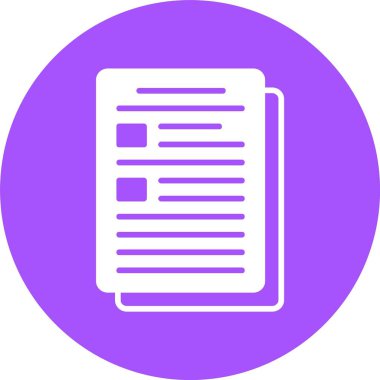 Vektör belgesi Simge illüstrasyonu 