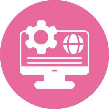 Teknoloji Ürünleri Web ikonu vektör çizimi