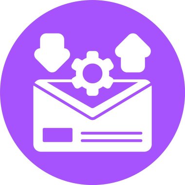 e-posta pazarlama web simgesi vektör illüstrasyonu