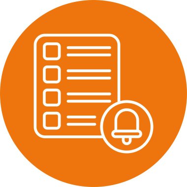 Görev. Web simgesi basit illüstrasyon