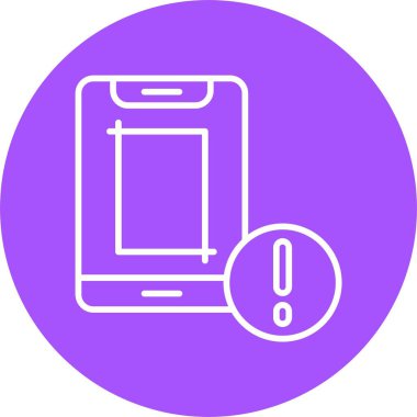 Ekran görüntüsü. Web simgesi basit illüstrasyon