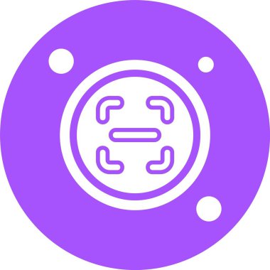 Tarayıcı Düğmesi simgesi, vektör illüstrasyonu basit tasarım