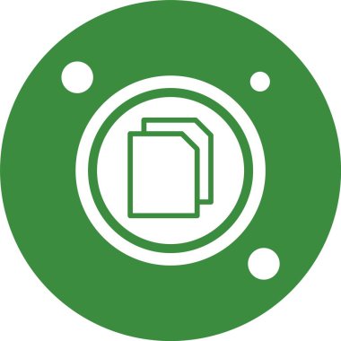 Simgeyi kopyala, vektör illüstrasyonu basit tasarım