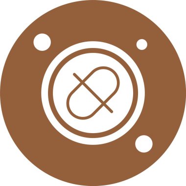 Bağlantı Düğmesi simgesi, vektör illüstrasyonu basit tasarım