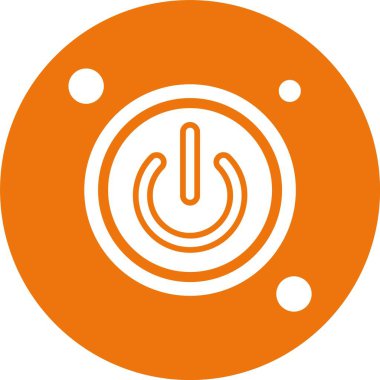 vektör çizim güç düğmesi simgesi 