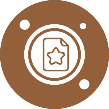 Yer İmi Listesi Düğmesi simgesi, vektör illüstrasyonu basit tasarım