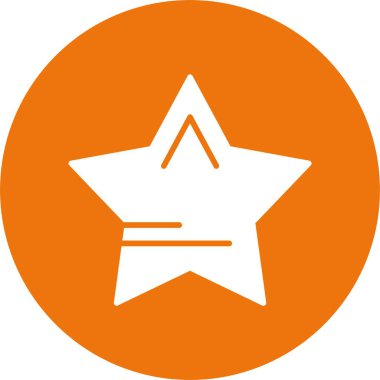 Yıldız. Web simgesi basit illüstrasyon