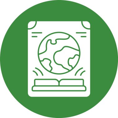 Edebiyat posteri. Web simgesi basit illüstrasyon