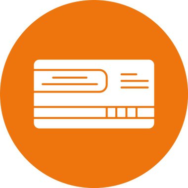 Kart. Web simgesi basit illüstrasyon 